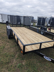 New 2025 AMO 6X16 Low Side Landscape Trailer
