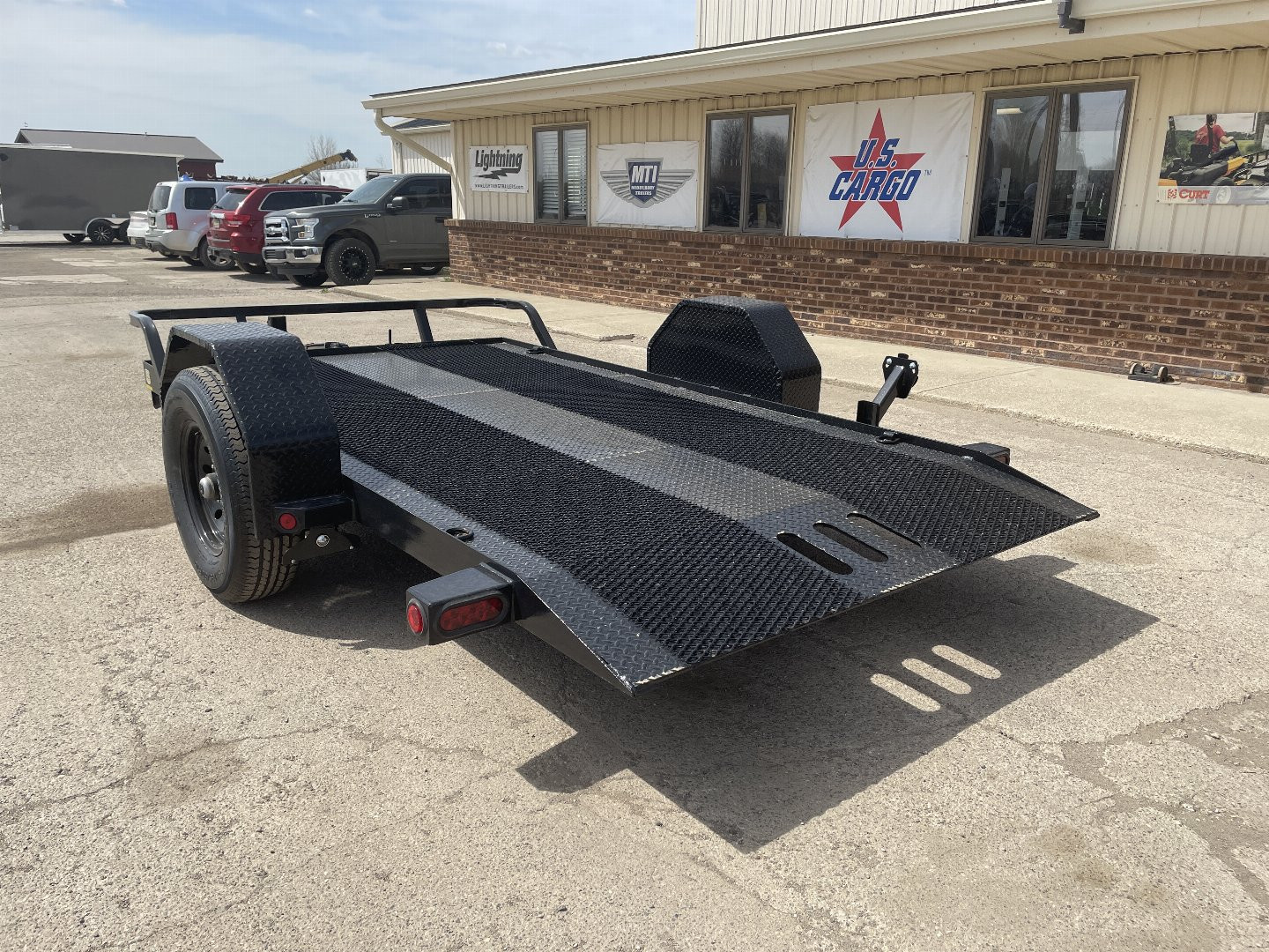 New 2025 Load Trail 77X12 7k Scissor Tilt Trailer