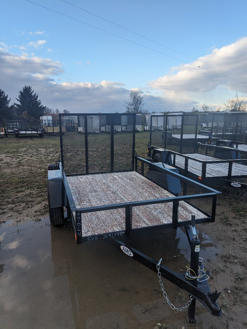 New 2025 AMO 5X8 3K Landscape Trailer