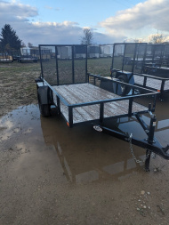 New 2025 AMO 5X8 3K Landscape Trailer