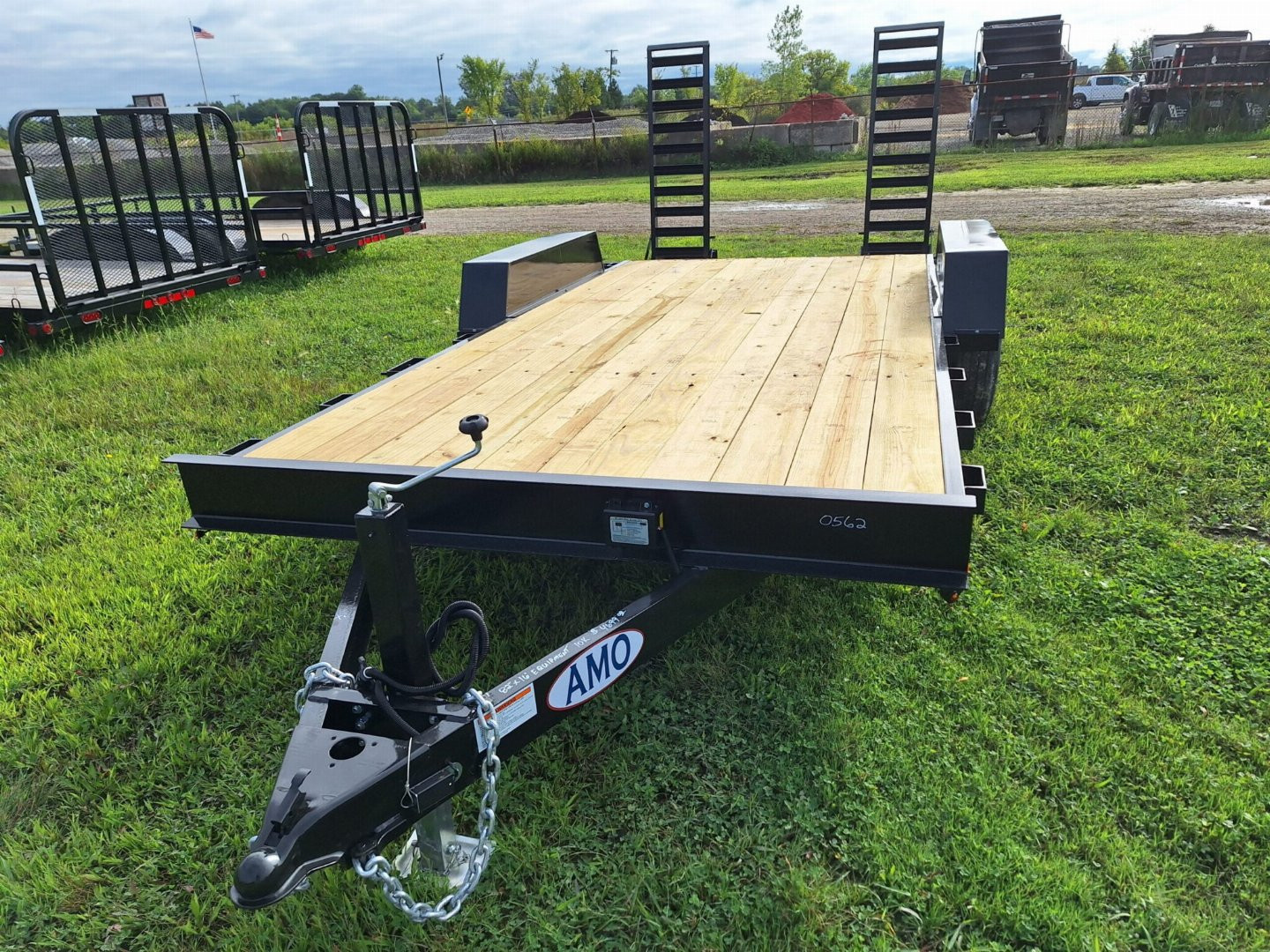 New 2023 AMO 82x16 10k Equipment Trailer