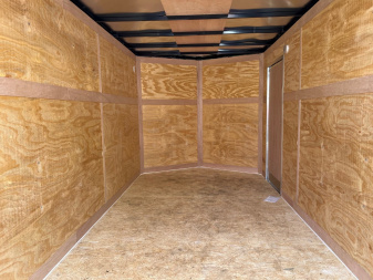 New 2025 7 x 14 Cross Enclosed Trailer with 6ft 6in interior with RAMP DOOR