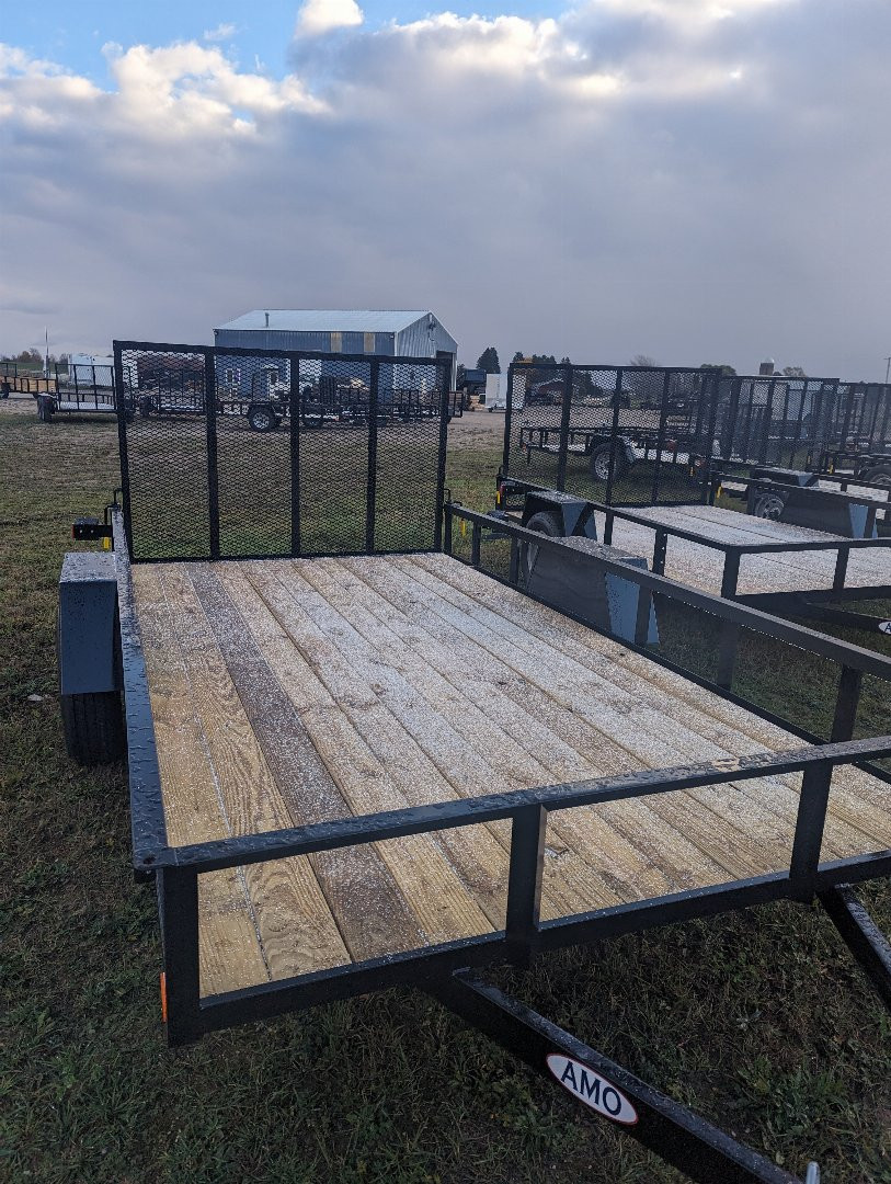 New 2025 AMO 6x 12 Low Side Landscape Trailer