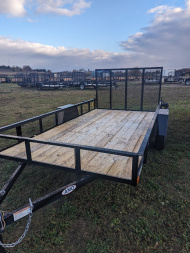 New 2025 AMO 6x 12 Low Side Landscape Trailer