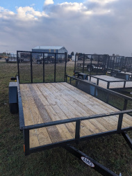 New 2025 AMO 6x 12 Low Side Landscape Trailer