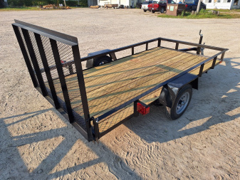 New 2025 AMO 5x10 Light Duty Landscape Trailer