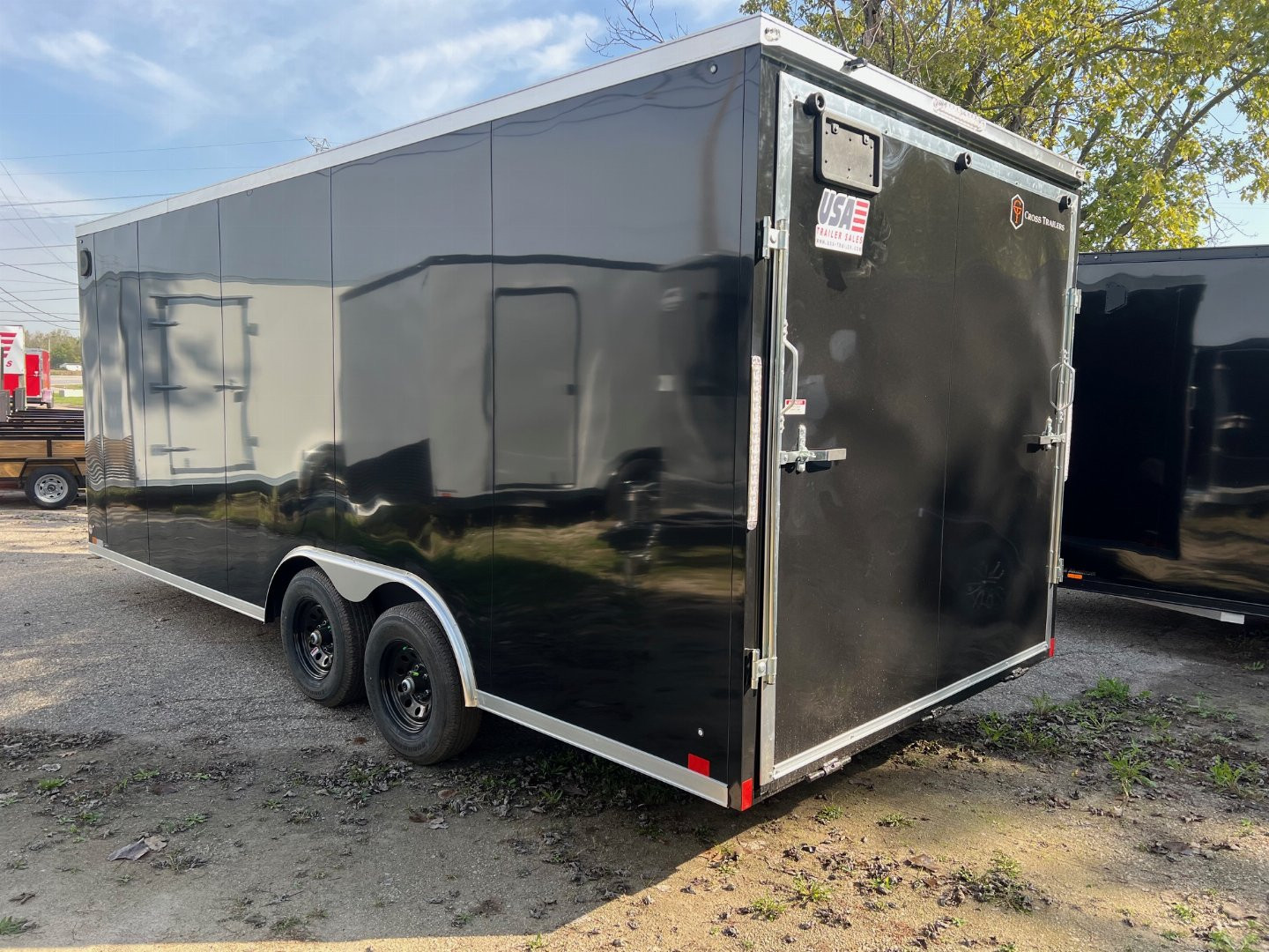 New 2025 Cross 8.5 x 20 Enclosed Car Hauler with Ramp 10K GVW with 7ft interior - SCREWLESS