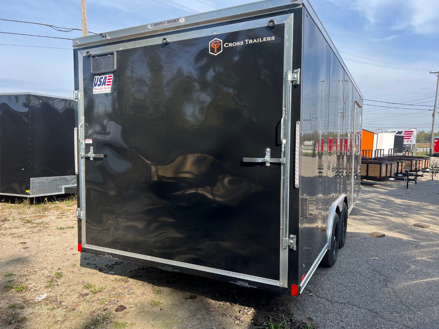 New 2025 Cross 8.5 x 20 Enclosed Car Hauler with Ramp 10K GVW with 7ft interior - SCREWLESS