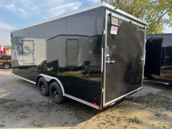 New 2025 Cross 8.5 x 20 Enclosed Car Hauler with Ramp 10K GVW with 7ft interior - SCREWLESS