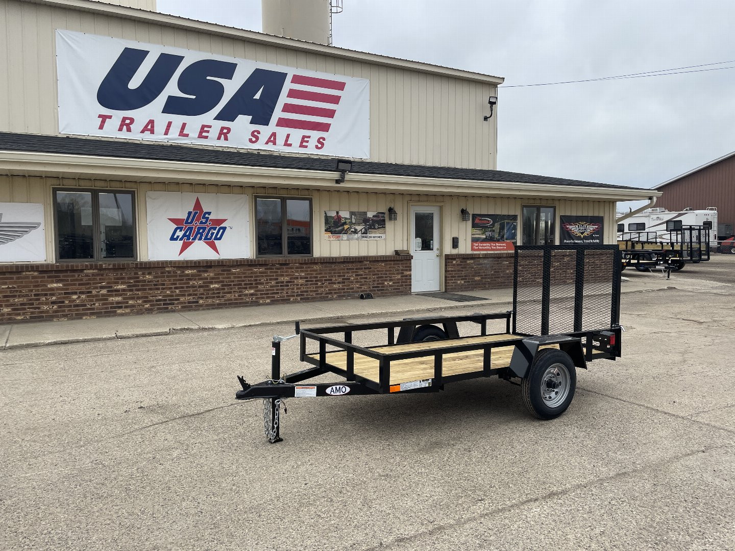 New 2024 AMO 4X8 2k Landscape Trailer