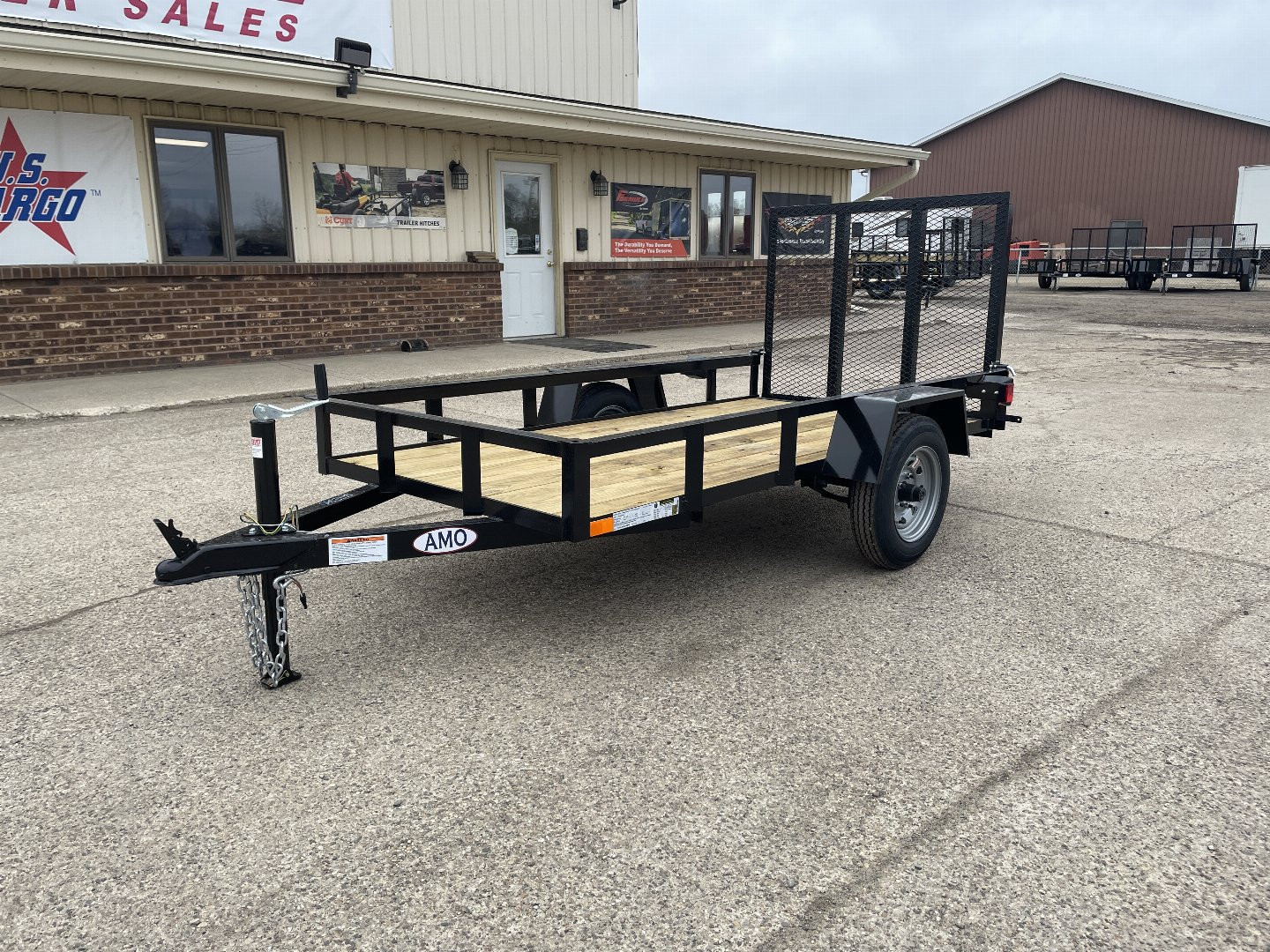 New 2024 AMO 4X8 2k Landscape Trailer