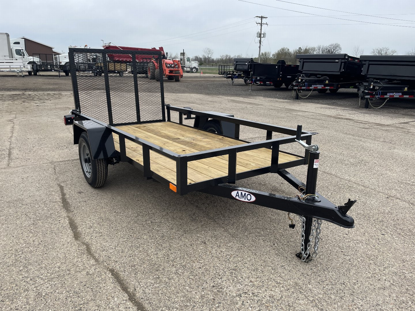 New 2024 AMO 4X8 2k Landscape Trailer