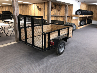 New 2024 AMO 4X6 WOODSIDE 2K Landscape Trailer