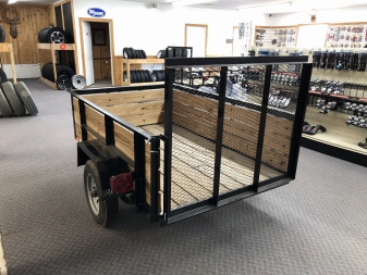 New 2024 AMO 4X6 WOODSIDE 2K Landscape Trailer