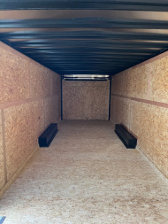 New 2025 US Cargo 8.5 x 28 Enclosed Car Hauler with Ramp 10K GVW with 7ft interior - SCREWLESS