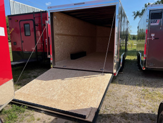 New 2023 US Cargo 8.5 x 20 Enclosed Car Hauler with Ramp 10K GVW with 7ft interior - SCREWLESS