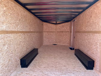 New 2023 US Cargo 8.5 x 20 Enclosed Car Hauler with Ramp 10K GVW with 7ft interior - SCREWLESS