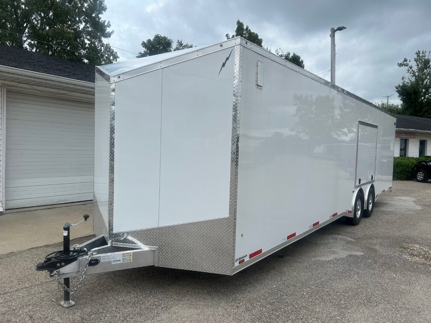 New 2025 LIGHTNING TRAILERS 8.5 X 30 10K GVW LIGHTING ALL ALUMINUM Enclosed CAR HAULER Trailer with Escape Door Cargo / Enclosed Trailer