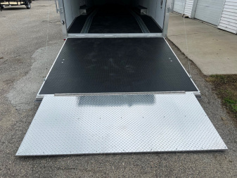 New 2025 LIGHTNING TRAILERS 8.5 X 30 10K GVW LIGHTING ALL ALUMINUM Enclosed CAR HAULER Trailer with Escape Door Cargo / Enclosed Trailer