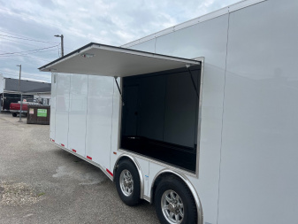 New 2025 LIGHTNING TRAILERS 8.5 X 30 10K GVW LIGHTING ALL ALUMINUM Enclosed CAR HAULER Trailer with Escape Door Cargo / Enclosed Trailer