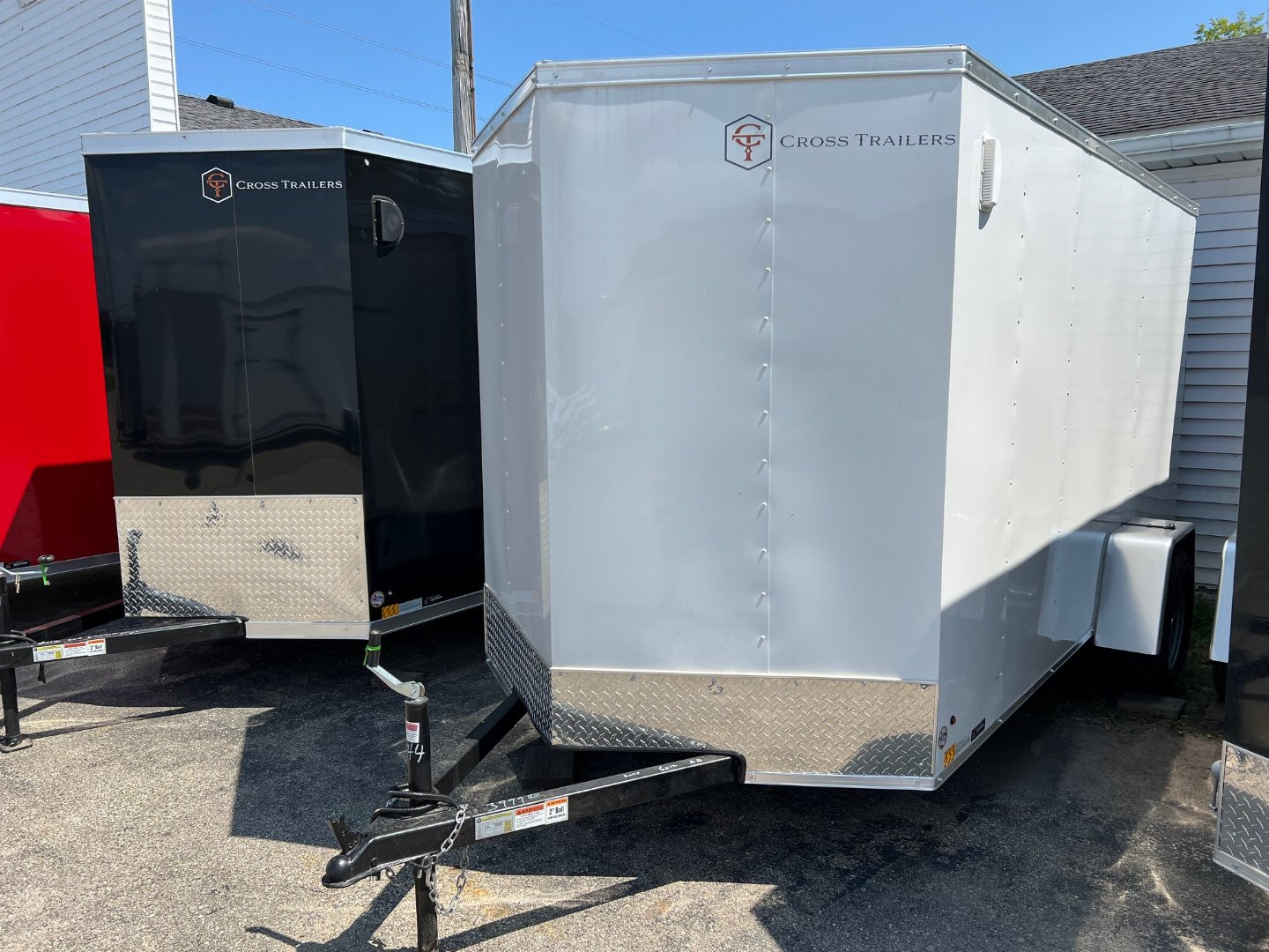 New 2025 6 x 12 Cross Trailers Cargo / Enclosed Trailer with ramp Door - 6ft interior