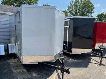 New 2025 6 x 12 Cross Trailers Cargo / Enclosed Trailer with ramp Door - 6ft interior
