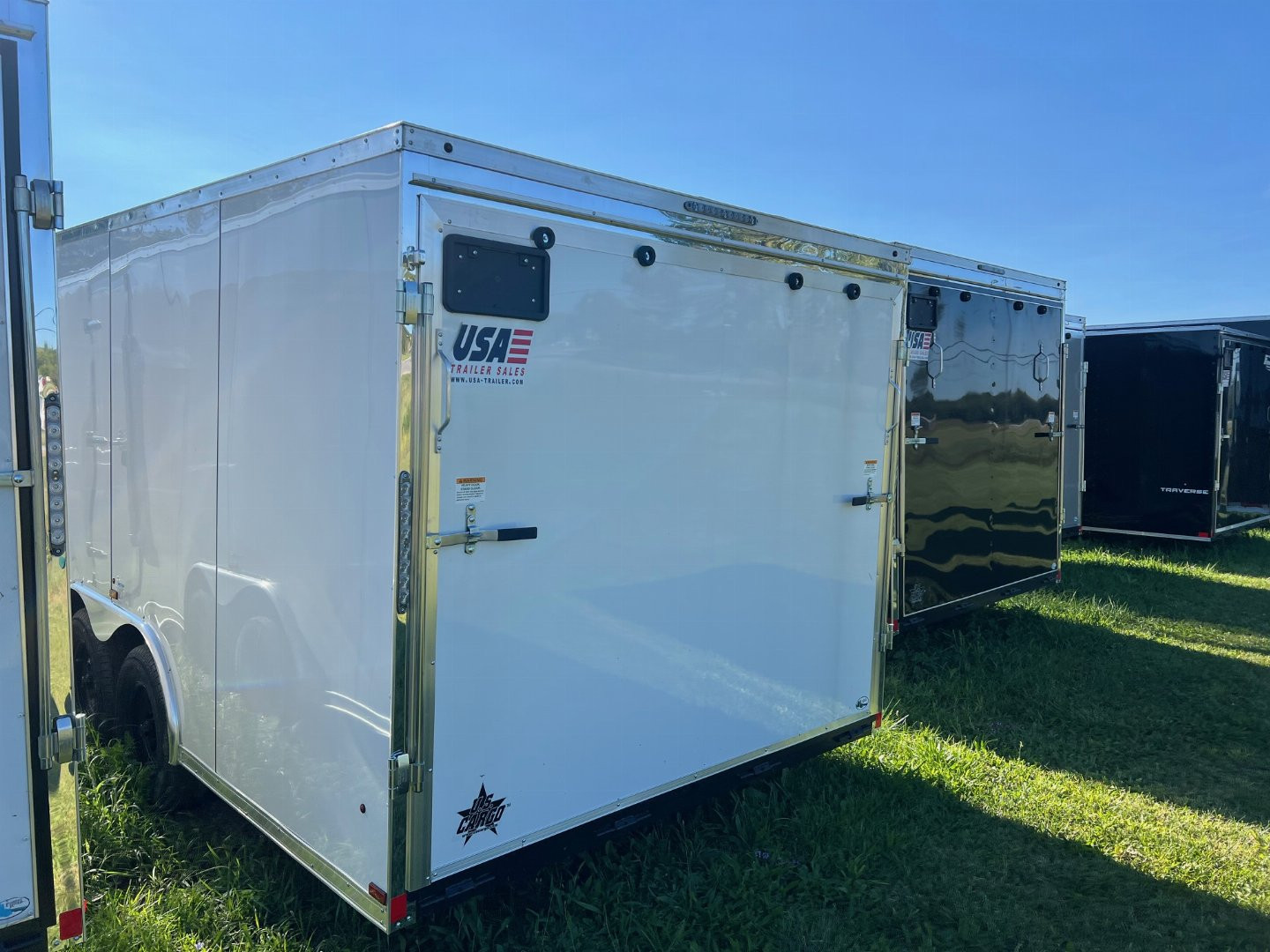 New 2024 US Cargo 8.5 x 20 Enclosed Car Hauler with Ramp 10K GVW