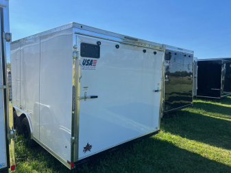 New 2024 US Cargo 8.5 x 20 Enclosed Car Hauler with Ramp 10K GVW