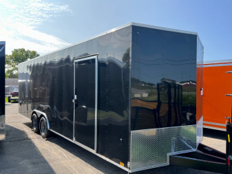 New 2024 8.5 x 24 - 10K GVW FORMULA Enclosed Car Hauler Trailer 7ft Interior
