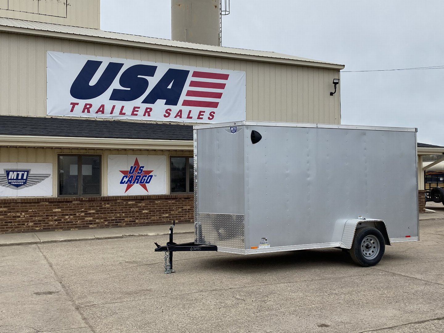 New 2024 MTI TRAILERS MDLX 6X12 SA 6'6" Interior Cargo / Enclosed Trailer