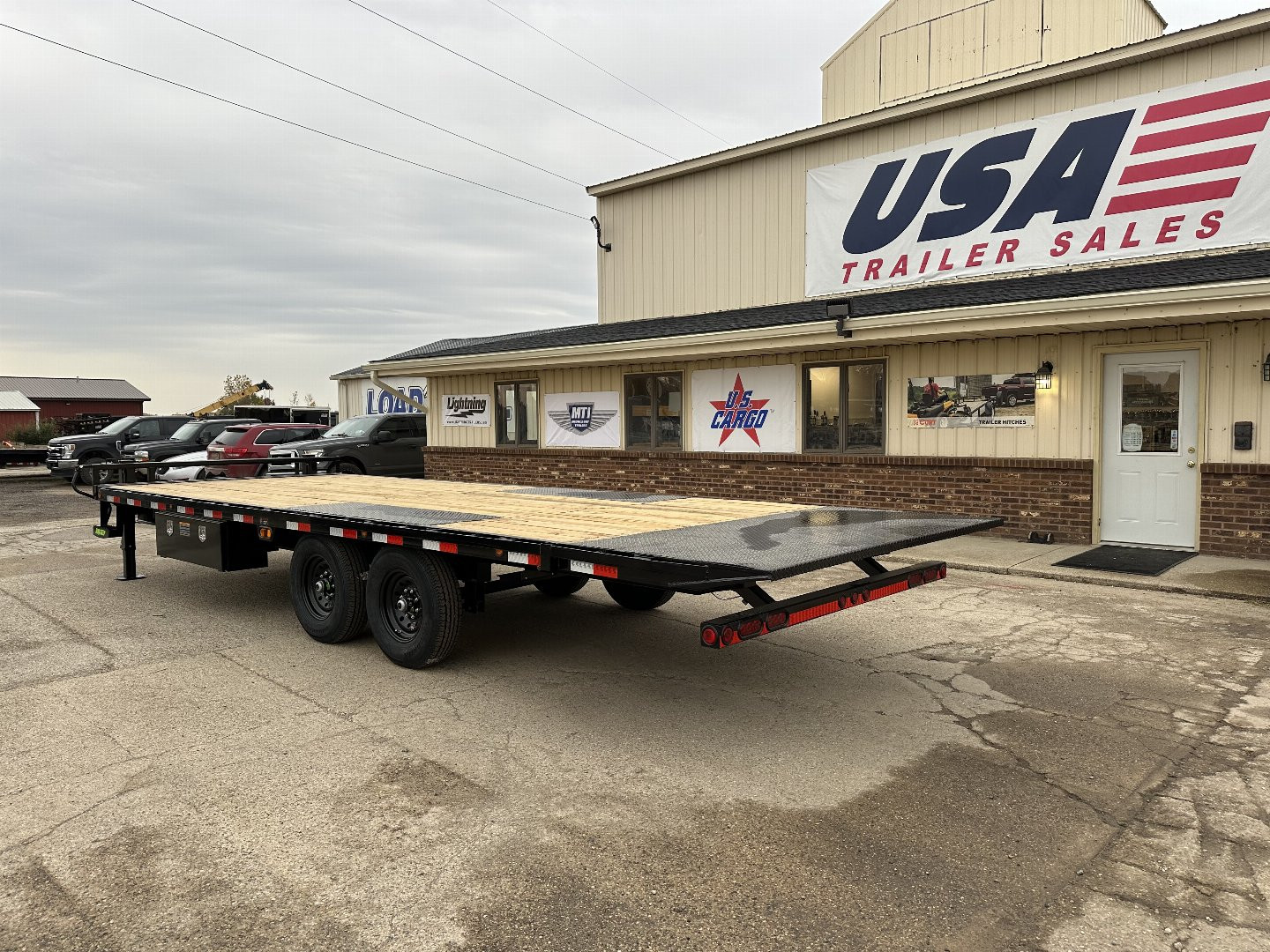 New 2025 Load Trail 102"X24' 16k Full Deck Power Tilt Trailer