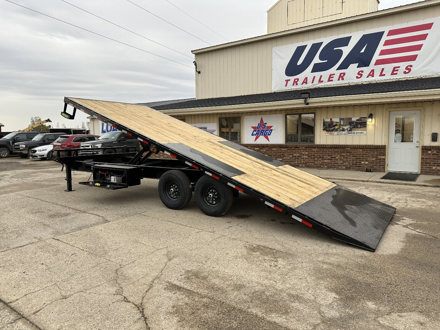 New 2025 Load Trail 102"X24' 16k Full Deck Power Tilt Trailer