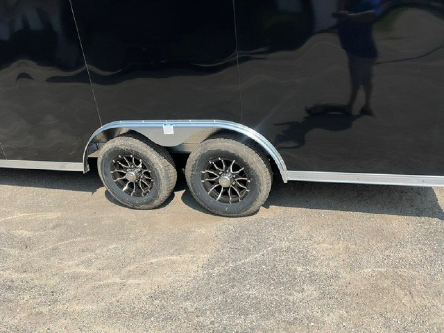 New 2025 LIGHTNING 8.5 x 18 Enclosed Car Hauler Trailer - 10k gvw with 7.5 interior height