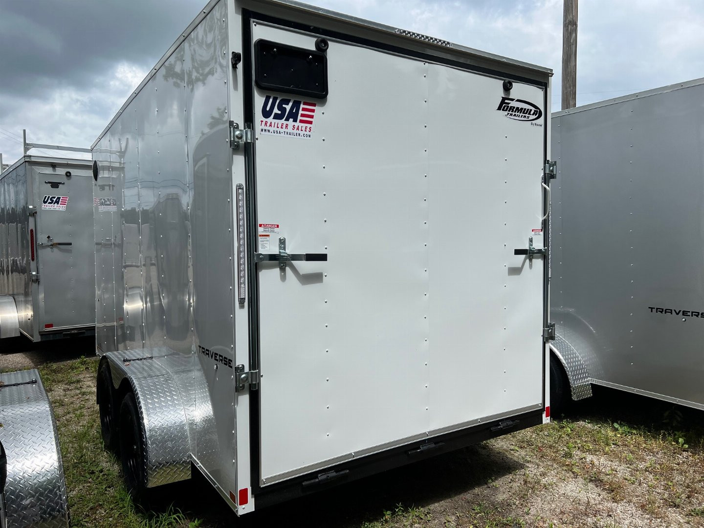 New 2025 FORMULA TRAILERS 7 x 14 Cargo / Enclosed Trailer with 7ft Interior and Ramp