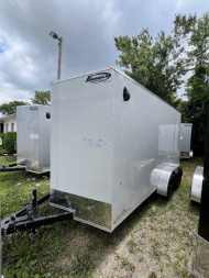New 2025 FORMULA TRAILERS 7 x 14 Cargo / Enclosed Trailer with 7ft Interior and Ramp