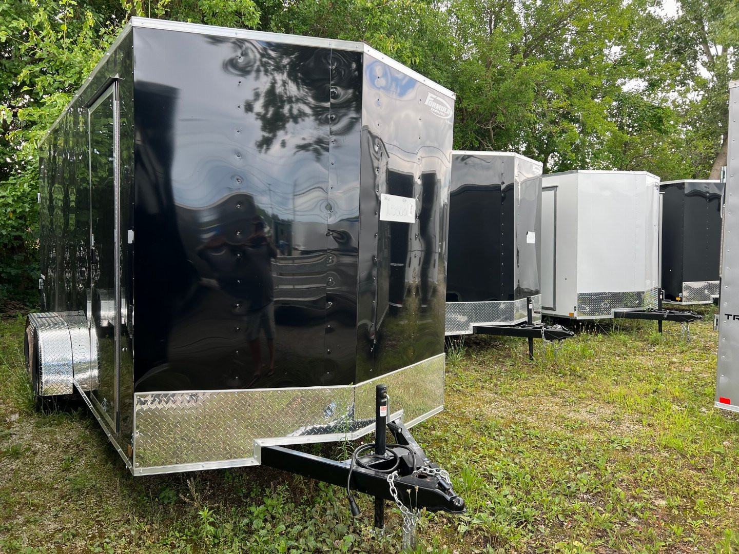 New 2025 FORMULA TRAILERS 7 x 16 Cargo / Enclosed Trailer with 7ft Interior and Ramp