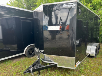 New 2025 FORMULA TRAILERS 7 x 16 Cargo / Enclosed Trailer with 7ft Interior and Ramp