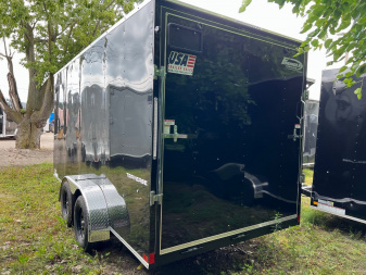New 2025 FORMULA TRAILERS 7 x 16 Cargo / Enclosed Trailer with 7ft Interior and Ramp