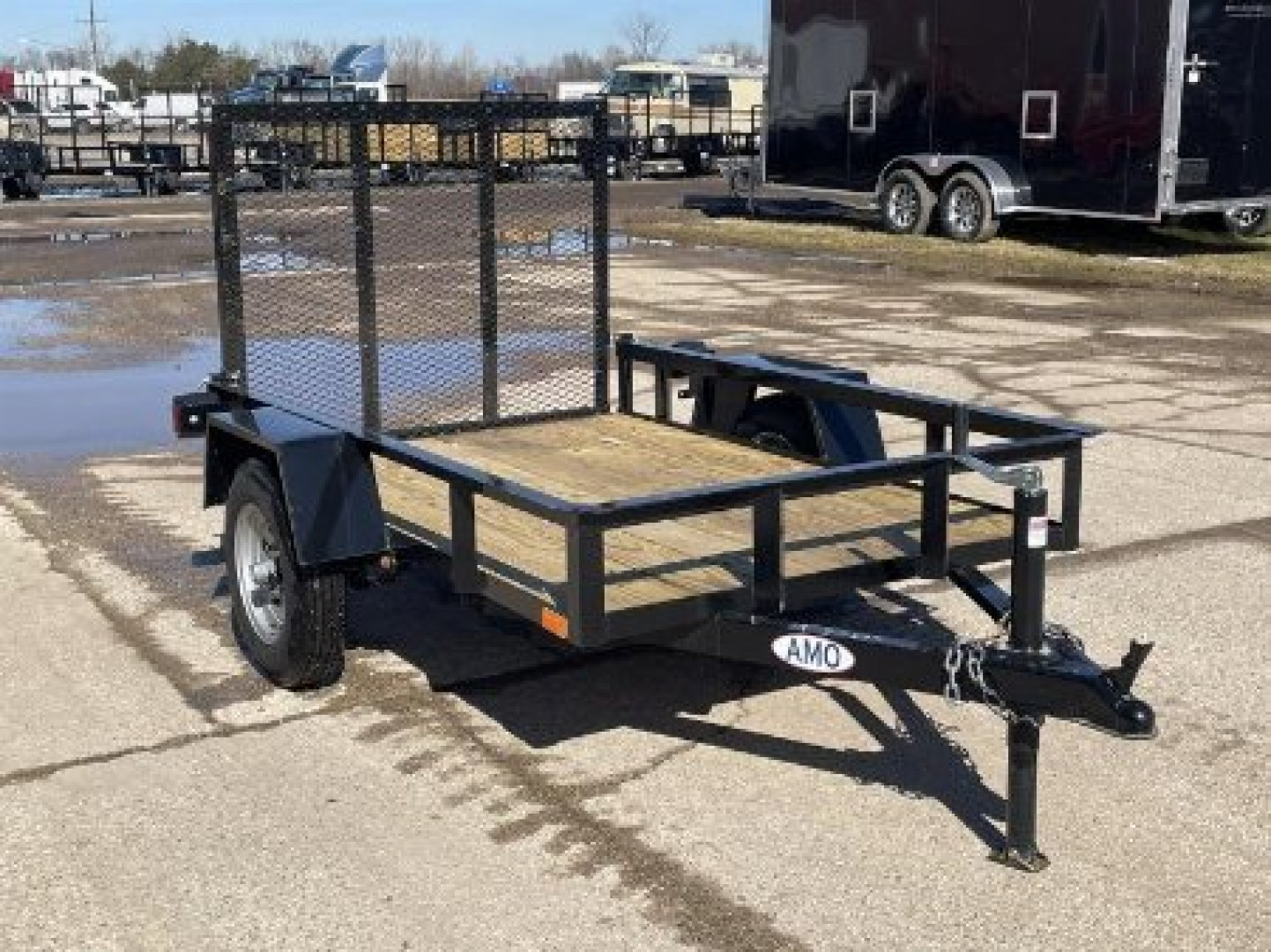 New 2024 AMO 4X6 2K WOODSIDE Trailer