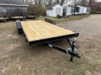 New 2026 AMO 18ft Wood Deck 1 Axle Brk Car Hauler