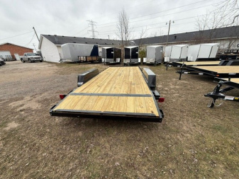 New 2026 AMO 18ft Wood Deck 1 Axle Brk Car Hauler