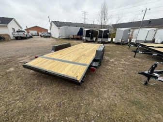 New 2026 AMO 18ft Wood Deck 1 Axle Brk Car Hauler