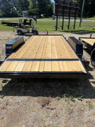 New 2025 AMO 2025 AMO 18' 1- BRAKE CAR HAULER TRAILER Car Hauler