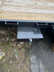 New 2026 AMO 18ft Wood Deck Car Hauler Trailer w/ 1 Axle Brake Car Hauler