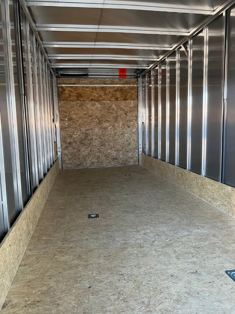 New 2024 LIGHTNING TRAILERS 7 x 27 4 Place Snowmobile Trailer with 7ft Interior height