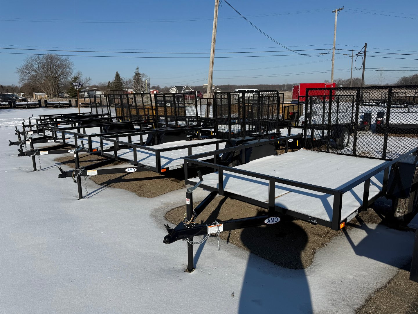 New 2025 AMO 6.4x10 Landscape Trailer Landscape Trailer