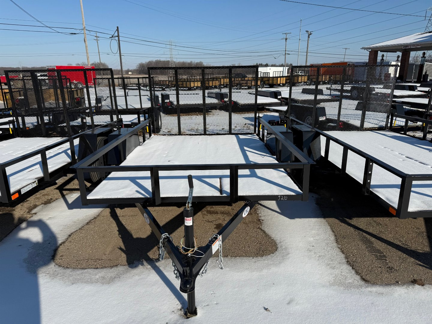 New 2025 AMO 6.4x10 Landscape Trailer Landscape Trailer