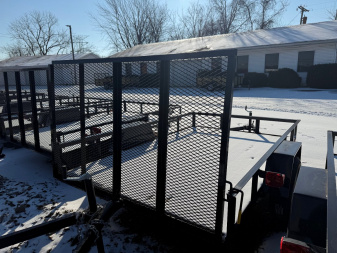 New 2025 AMO 6.4x10 Landscape Trailer Landscape Trailer