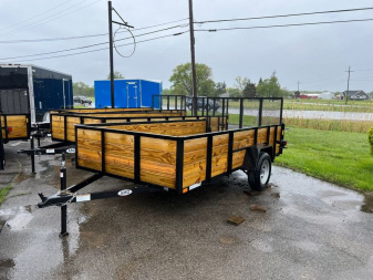 New 2025 AMO 6.5 x 12 A.M.O. High Side Landscape Trailer Landscape Trailer