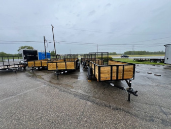 New 2025 AMO 6.5 x 12 A.M.O. High Side Landscape Trailer Landscape Trailer